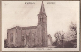 CPA 12 - LESCURE - L'Eglise - TB PLAN EDIFICE RELIGIEUX - Andere & Zonder Classificatie