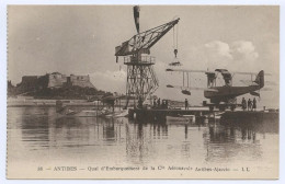 Antibes, Quai D'embarquement De La Cie Aéronavale Antibes-Ajaccio (lt 10) - Andere & Zonder Classificatie