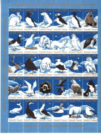 Groenland - 1981 -   Feuillet 30 Vignettes Jul - Noel - Animaux Sauvages - Neufs** - MNH - Unused Stamps