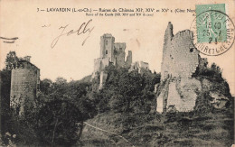 FRANCE - Lavardin - Ruines Du Château XIIe, XIVe Et XVe S - Côté Nord - Carte Postale Ancienne - Vendome