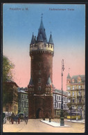 AK Frankfurt A. M., Eschenheimer Turm, Strassenbahn  - Frankfurt A. Main