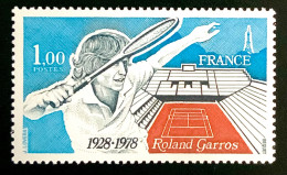 1978. FRANCE N 2012 - ROLAND GARROS 1928-1978 - NEUF** - Nuovi