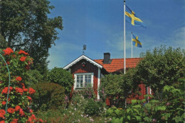 9002271 - Schweden - Schweden - Haus Mit Fahne - Suède