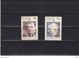MALTE 1985 EUROPA MUSIQUE Yvert 707-708, Michel 726-727 NEUF** MNH Cote 6 Euros - Malta