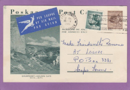 ENTIER POSTAL PAR AVION. GOLDEN GATE O. F. S. , 1961. - Airmail