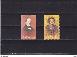 MALTE 1985 Personnalités Yvert 715-716, Michel 734-735 NEUF** MNH Cote 3,75 Euros - Malta