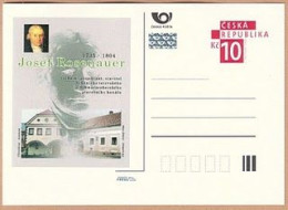 Card CDV C Czech Republic Joseph Rosenauer Anniversary Schwarzenberg And Vchynice-Tetov Canals 2010 - Andere & Zonder Classificatie