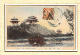 CPA  CHINE CHINA PEKING PEKIN MONTAGNE CHARBON COAL HILL  Old Postcard - Chine