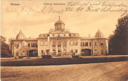 Weimar Schloss Belvedère Gl1910 #153.918 - Autres & Non Classés