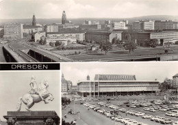 Dresden - Der Goldene Reiter Kulturpalast Blick Zum Stadtzentrum Ngl #154.183 - Andere & Zonder Classificatie