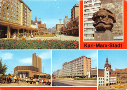 Karl-Marx-Stadt Rathaus Rosenhof Stadthalle Turm 5 Ansichten Gl1985 #154.221 - Andere & Zonder Classificatie