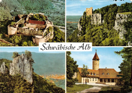 Schwäbische Alb 4 Ansichten Gl1972 #155.352 - Autres & Non Classés