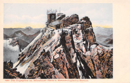 Zugspitze Mit Müncherhaus Und Meteorologische Station Ngl #155.263 - Autres & Non Classés