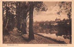 Weißenfels An Der Saale Abendstimmung Bad-Allee Gl1941 #156.253 - Sonstige & Ohne Zuordnung