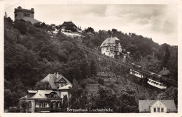 Loschwitz Panorama Mit Schwebebahn Und Berggasthaus Loschwitzhöhe Gl1937 #156.201 - Autres & Non Classés