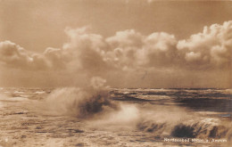 Nordseebad Nebel Auf Amrum Blick Auf Die Wellen Gl1947 #155.626 - Autres & Non Classés