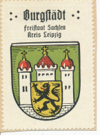 Sondermarke (Keine AK!) Burgstädt Freistaat Sachsen Kreis Leipzig #156.602 - Altri & Non Classificati