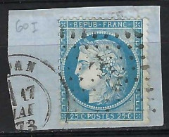 FRANCE  PC Des GC Ca.1872: Le No 3352 (Sedan) Sur Y&T 60A - 1871-1875 Cérès