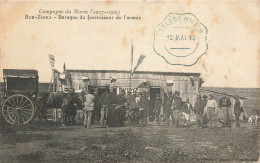 MIKICP4-024- MAROC CAMPAGNE 1907-1909  BOU ZNIKA BARAQUE DU FOURNISSEUR DE L ARMEE - Autres & Non Classés