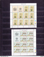 MALTE 1990 EUROPA 2 FEUILLES DE 10 Yvert 810-811, Michel 831-832 NEUF** MNH Cote Yv: 50 Euros - Malte