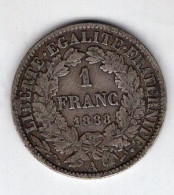 151 - FRANCE - 3e République - Type Cérès - 1 Franc 1888 A - 1 Franc