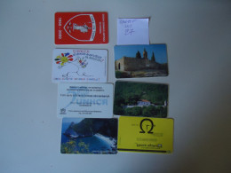 GREECE USED  PHONECARDS  LOT OF 7   FREE SHIPPING - Greece