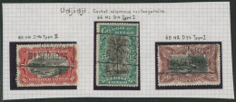 Congo Belge - Mols : N°65, 66 Et 69 + Cachet Allemand Rectangulaire UDJIDJI ! Superbe Ensemble. - Gebraucht