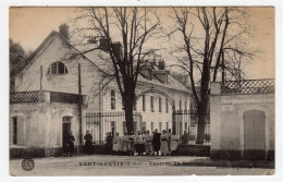 CPA Près Mennecy Ballancourt Vert Le Petit Militaires Devant Caserne Du Bouchet Poudrerie Cachet 40ème RI édi Enguerand - Vert-le-Petit