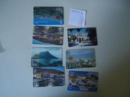 GREECE USED  PHONECARDS  LOT OF 7   FREE SHIPPING - Greece