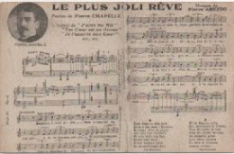 CHANSONS-LE PLUS JOLI REVE Paroles De P Chapelle, Musique De P Arezzo - HJW - Musik