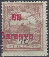 Hongrie Baranya 1919 Mi 2 (*)   (G6) - Baranya