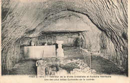 FRANCE - Troo - Intérieure De La Grotte Cristallisée Et Fontaine Pétrifiante - Animé - Carte Postale Ancienne - Vendome