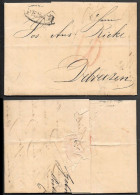 Austria - Hungary Pesth Pre-Phila Folded Letter Mailed To Debrecen 1833. Budapest - ...-1867 Prephilately