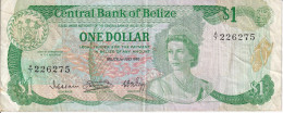 BILLETE DE BELICE DE 1 DOLLAR DEL AÑO 1983 (BANKNOTE) PEZ-FISH - Belize