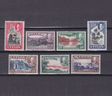 CEYLON 1935, SG# 368-378, CV £50, Part Set, KGV, MH - Ceylan (...-1947)