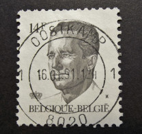 Belgie Belgique - 1989 - OPB/COB N° 2352 ( 1 Value )  Koning Boudewijn Type Velghe  Obl. Oostkamp - Gebruikt