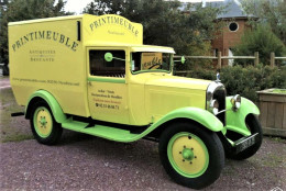 Citroen Type C4 Camionette (1930)  -  En Liverie 'Printimeuble' - 15x10cms PHOTO - Camion, Tir