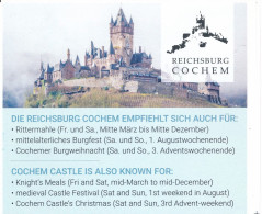 BRD Cochem Eintrittskarte Erwachsene 2024 Reichsburg Cochem - Tickets - Vouchers