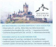 BRD Cochem Eintrittskarte Erwachsene 2024 Reichsburg Cochem - Tickets D'entrée