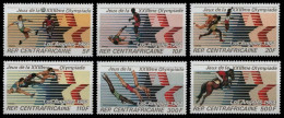 1982 Central African Republic 852-857 1984 Olympic Games In Los Angeles 10,00 € - Sommer 1984: Los Angeles