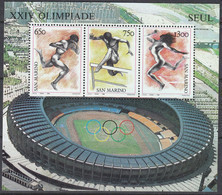 SAN MARINO, Block 11, Postfrisch **, Olympische Sommerspiele, Seoul 1988 - Blocks & Kleinbögen