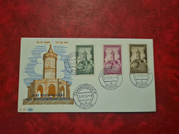 Lettre / Carte   1956      SAAR  SAARBRUCKEN FDC ZUM WIEDERAUFBAU DES WINTERBERGDENMALS - Sonstige & Ohne Zuordnung