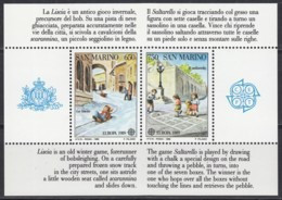 SAN MARINO  Block 12, Postfrisch **, Europa CEPT:  Kinderspiele 1989 - 1989