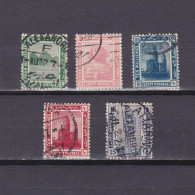 EGYPT 1921, SG# 85-93, Part Set, Architecture, Archeology, Used - 1915-1921 British Protectorate