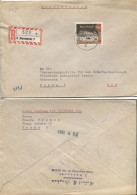 Berlin # 228 Opernhaus Einschreibebrief Hannover 24.5.65 > Tschechoslowakei - Lettres & Documents