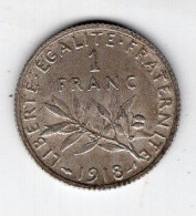 157 - FRANCE - 3e République - Type Semeuse - 1 Franc 1918 - 1919 - 1920 - 1 Franc