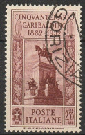 Italie 1932 N° 323 O Centenaire De Garibaldi (F14) - Afgestempeld