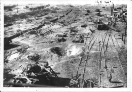 Photo SNCF Gare Le Mans Triage Voies Toboggan Parc Combustible Destruction Seconde Guerre Mondiale WW2 Mars Mai 1944 - Trains