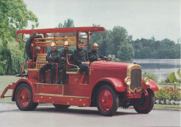 CPM  Musée Des Sapeurs-Pompiers De Lyon Auto Pompe 1926 - Vrachtwagens En LGV