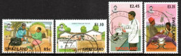 Swaziland - 2004 AIDS Awareness Campaign Set (o) # SG 725-728 - Swaziland (1968-...)